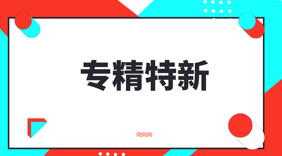 專精特新，專精特新小巨人