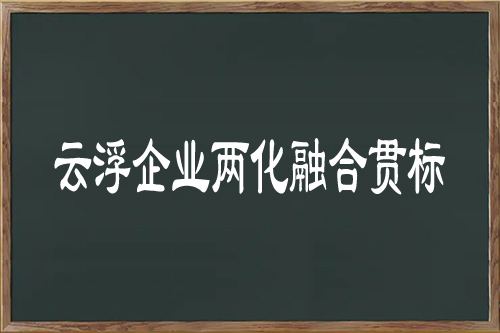 云浮兩化融合貫標的申請條件（云浮企業(yè)兩化融合貫標的好處）