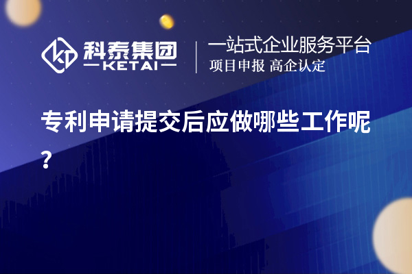 專利申請?zhí)峤缓髴?yīng)做哪些工作呢？