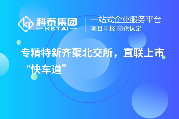 專精特新齊聚北交所，直聯(lián)上市“快車道”
