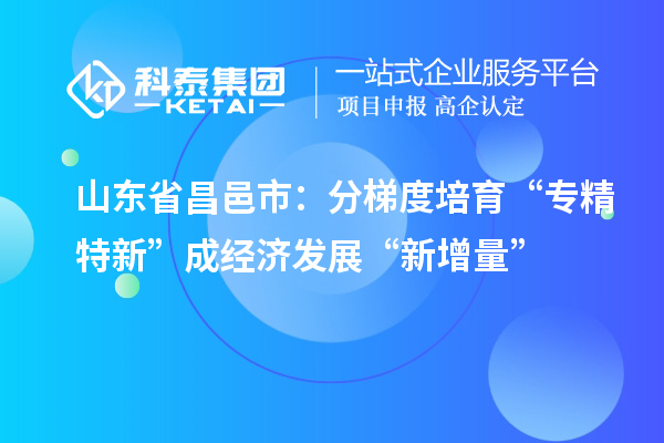 山東省昌邑市：分梯度培育 “專(zhuān)精特新”成經(jīng)濟(jì)發(fā)展“新增量”