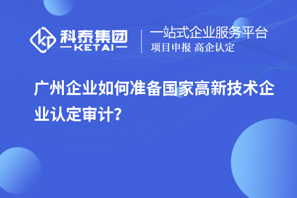 廣州企業(yè)如何準(zhǔn)備國家高新技術(shù)企業(yè)認(rèn)定審計(jì)？