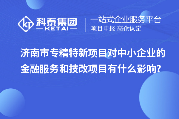 濟(jì)南市專精特新項(xiàng)目對(duì)中小企業(yè)的金融服務(wù)和<a href=http://www.hsloq2267.cn/fuwu/jishugaizao.html target=_blank class=infotextkey>技改</a>項(xiàng)目有什么影響？