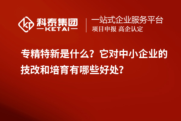 專精特新是什么？它對中小企業(yè)的<a href=http://www.hsloq2267.cn/fuwu/jishugaizao.html target=_blank class=infotextkey>技改</a>和培育有哪些好處？