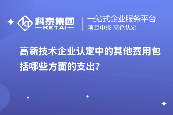 高新技術(shù)企業(yè)認定中的其他費用包括哪些方面的支出？