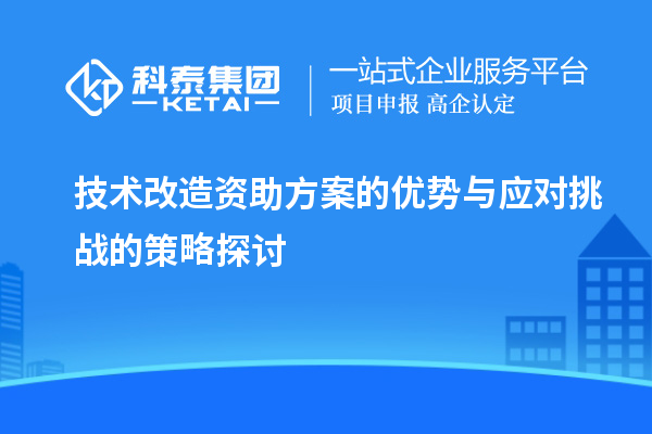 技術(shù)改造資助方案的優(yōu)勢(shì)與應(yīng)對(duì)挑戰(zhàn)的策略探討