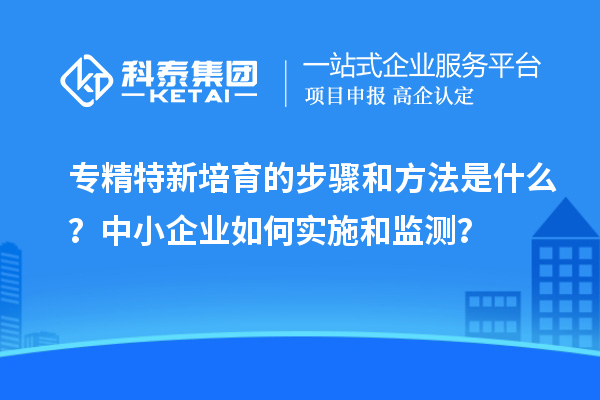 專精特新培育的步驟和方法是什么？中小企業(yè)如何實施和監(jiān)測？