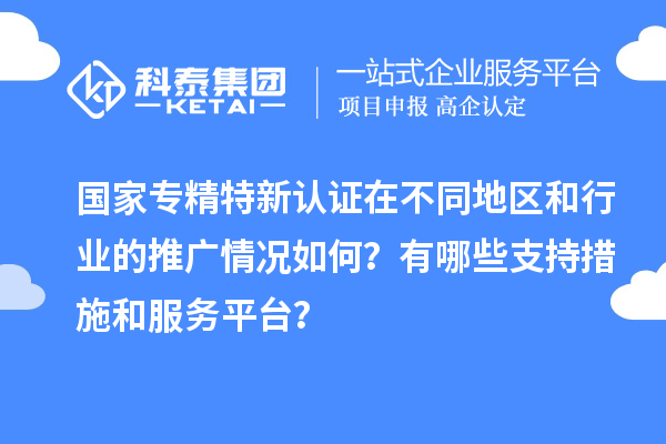 國(guó)家專精特新認(rèn)證在不同地區(qū)和行業(yè)的推廣情況如何？有哪些支持措施和服務(wù)平臺(tái)？