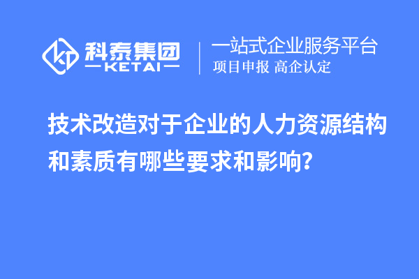 技術(shù)改造對(duì)于企業(yè)的人力資源結(jié)構(gòu)和素質(zhì)有哪些要求和影響？