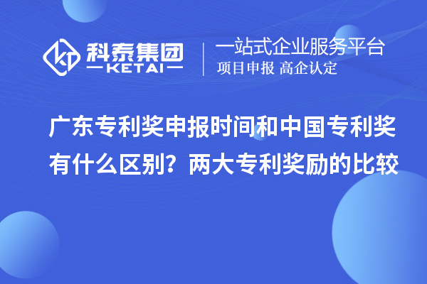 廣東專利獎申報時間和中國專利獎有什么區(qū)別？兩大專利獎勵的比較