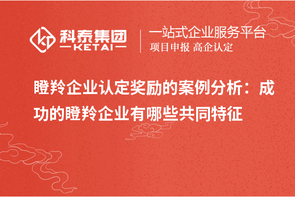 <a href=http://www.hsloq2267.cn/fuwu/dengling.html target=_blank class=infotextkey>瞪羚企業(yè)認(rèn)定</a>獎勵的案例分析：成功的瞪羚企業(yè)有哪些共同特征