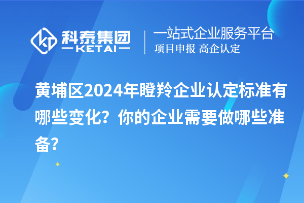 黃埔區(qū)2024年瞪羚企業(yè)認(rèn)定標(biāo)準(zhǔn)有哪些變化？你的企業(yè)需要做哪些準(zhǔn)備？