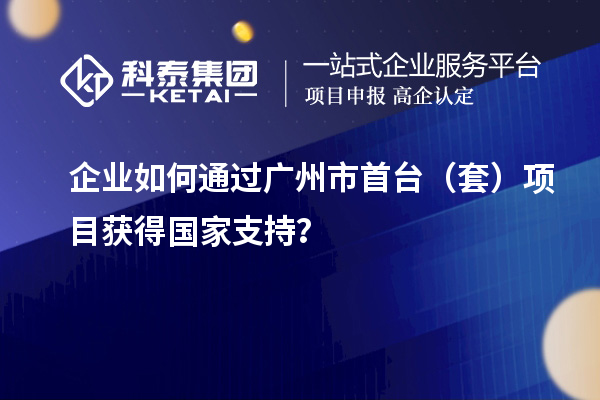 企業(yè)如何通過(guò)廣州市首臺(tái)（套）項(xiàng)目獲得國(guó)家支持？