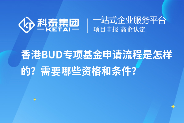 香港BUD專項(xiàng)基金申請(qǐng)流程是怎樣的？需要哪些資格和條件？