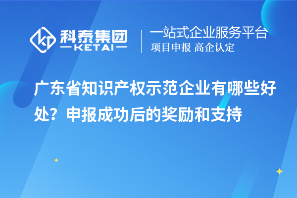 廣東省知識產(chǎn)權(quán)示范企業(yè)有哪些好處？申報成功后的獎勵和支持