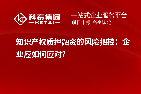 知識產(chǎn)權(quán)質(zhì)押融資的風(fēng)險把控：企業(yè)應(yīng)如何應(yīng)對？