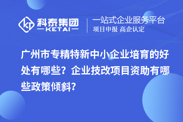 廣州市專精特新中小企業(yè)培育的好處有哪些？企業(yè)<a href=http://www.hsloq2267.cn/fuwu/jishugaizao.html target=_blank class=infotextkey>技改</a>項(xiàng)目資助有哪些政策傾斜？