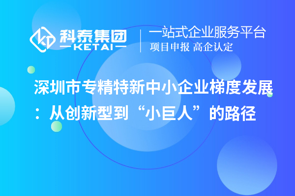 <a href=http://www.hsloq2267.cn/shenzhen/ target=_blank class=infotextkey>深圳市專精特新</a>中小企業(yè)梯度發(fā)展：從創(chuàng)新型到“小巨人”的路徑