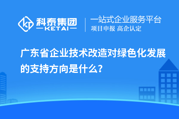 廣東省企業(yè)<a href=http://www.hsloq2267.cn/fuwu/jishugaizao.html target=_blank class=infotextkey>技術(shù)改造</a>對綠色化發(fā)展的支持方向是什么？