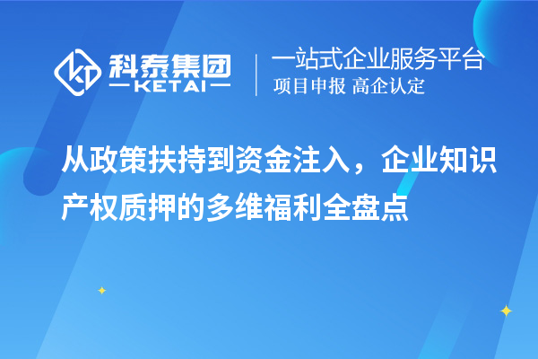 從政策扶持到資金注入，企業(yè)知識產(chǎn)權(quán)質(zhì)押的多維福利全盤點(diǎn)