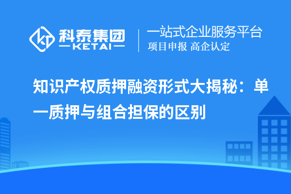 知識產權質押融資形式大揭秘：單一質押與組合擔保的區(qū)別
